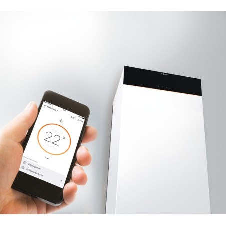 Viessmann Vitodens 222-F 1.9 - 19 kW Pakabinamas dujinis kondensacinis katilas B2SF su 130L įkrovos talpa (Z019423)